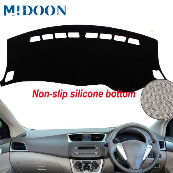 

midoon for bluebird sylphy sentra 2013-2018 car styling covers dashmat dash mat sun shade dashboard cover