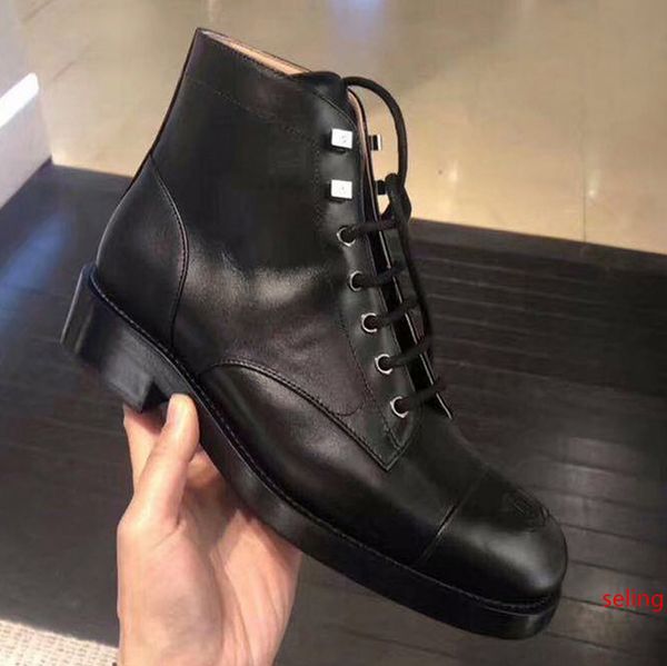 

sell like cakeschanelmartin boots female 2019 new korean version of the winter plus thin side pull thick platform wild low shoes