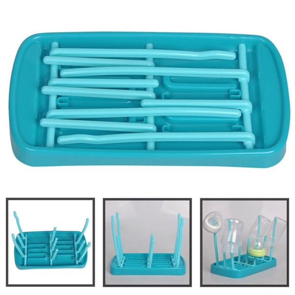 

cysincos bottle dry rack baby bottle drain drying racks blue pink baby bottle cleaning dryer drainer storage drying rack