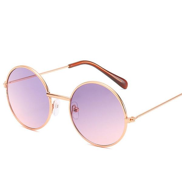 

kottdo metal round children sunglasses retro brand designer vintage kid fashion sunglass gradient boys girls sun glasses uv400 arepy, Blue