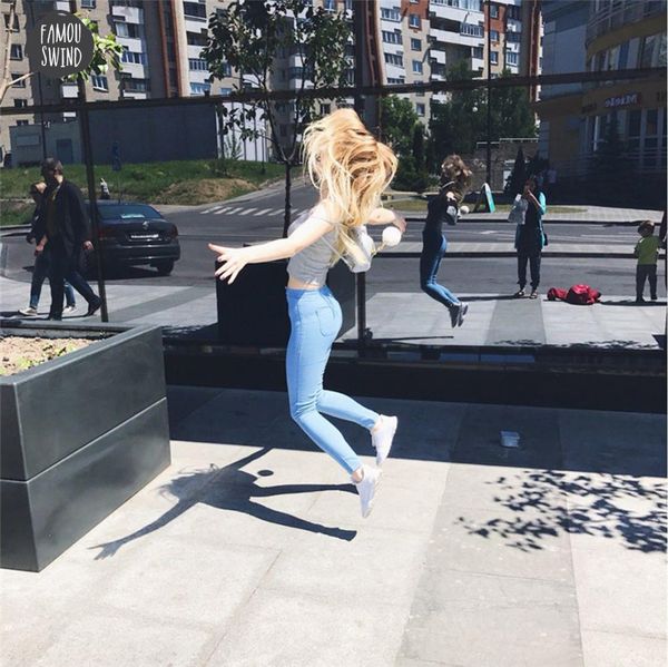 

slim jeans for women skinny high waist jeans woman blue pencil pants stretch waist women jeans pants plus size