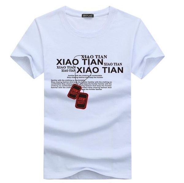 

freight tees summer casual cotton printed short-sleeved t-shirt breathable thin cool t-shirt sound activated led t shirt, White;black