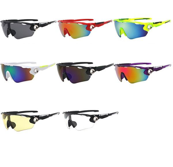 

men's new designer riding sunglasses for men women outdoor sport cycling sunglass uv 400 protective goggles sun glass, White;black