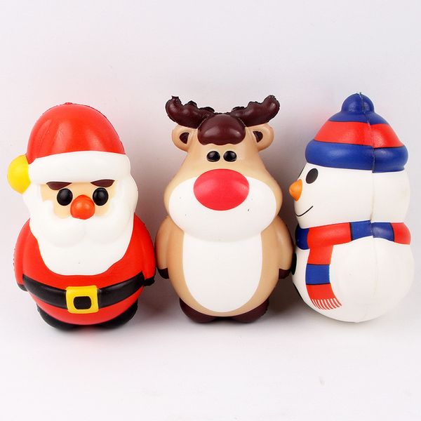 

рождество squishy игрушка снеговик лось санта-клаус олень выжать медленно растет стресс питчер партия питания дети подарок рождественские ук