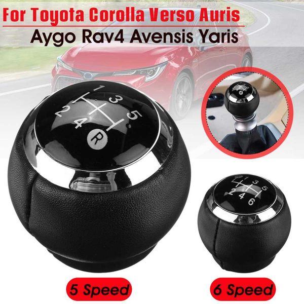 

5/6 speed car mt gear shift knob lever shifter gear stick for corolla rav4 avensis yaris 2007-2013