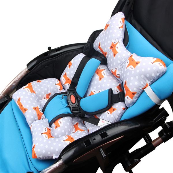 

baby stroller cotton cushion seat cover mat breathable soft car pad pushchair urine pad liner cartoon star mattress kid cart mat