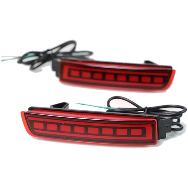 

2pcs led for infiniti fx35 fx37 fx50 2009 2010 2011 2012 2013 reflector lamp tail rear fog lamp bumper light brake light model a