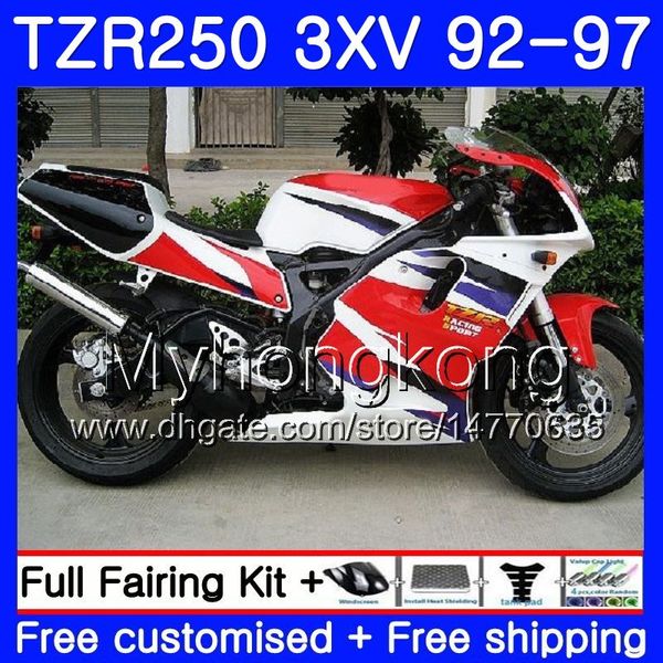 Kit per YAMAHA TZR 250 3XV YPVS TZR-250 92 93 94 95 96 97 245HM.14 TZR250RR RS TZR250 fabbrica rosso top 1992 1993 1994 1995 1996 1997 carenatura