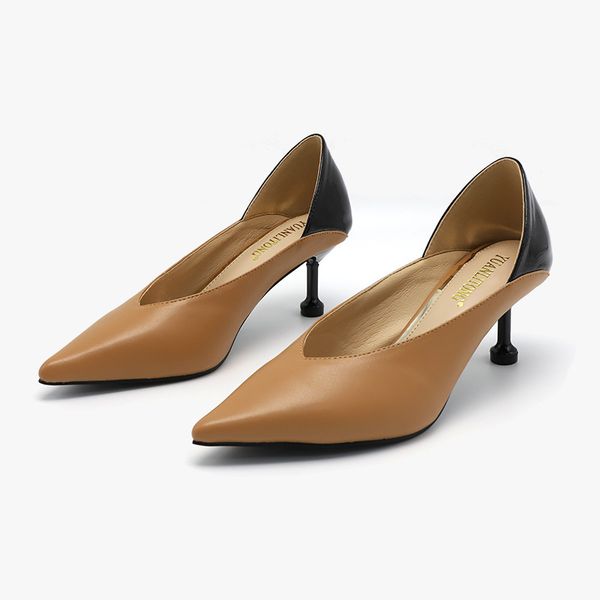 

pumps women white girl high heel women's fine with women's shoes new pointed black fresh princess shoes zapatillas mujer s21-25