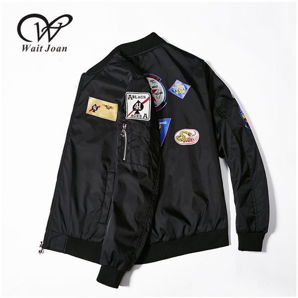 

oversized spring autumn jacket women bf bomber jacket women streetwear coats and jackets couple outerwear wj259, Black;brown