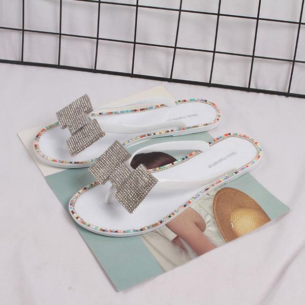 

durable bohemian women's summer shoes flat heels flip flops for women breathable comfortable soft beach slippers cartera mujer, Black
