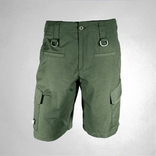 

summer sports quick drying loose multi-pocket cargo shorts outdoor male training travel climbing hiking men short pants, Brown;gray