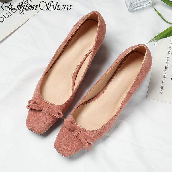 

eshtonshero women's shoes woman pumps flock med heels platform butterfly-knot slip on pink ladies wedding shoes size 3-12, Black;white