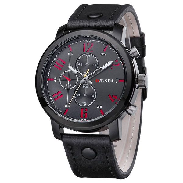 

men's sports quartz watches army wrist analog watch mens watches luxury leather wristwatch clock reloj hombre #yl, Slivery;brown