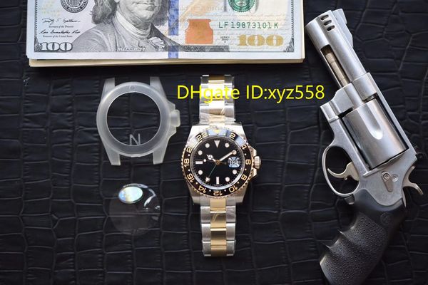

luxury men's watch 18k real gold coating cal.3186 automatic wrist watches diameter 40mm with fast express and brand box, Slivery;brown