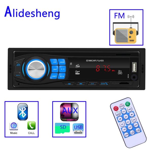 

1din car mp3 bluetooth radios stereo remote control digital audio music stereo 12v car autoradio player usb sd aux-in 1din