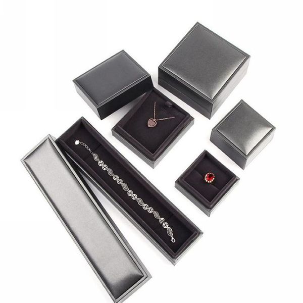 

new wholesale jewelry packaging box in gray composite materials for ring pendant bracelet jewelry accessories for women, Pink;blue