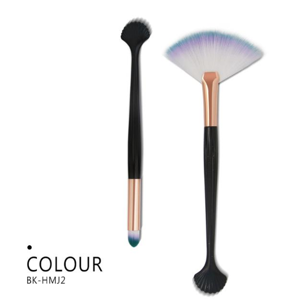 

2pcs/set seashell eye makeup brushes set cream for foundation powder brush set soft face blush brush cosmetics tools mag5599