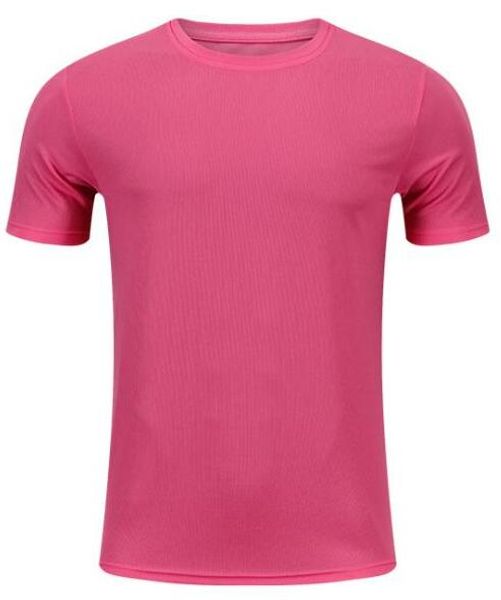 

2019 men's tight clothes running short-sleeved quick-drying t-shirt 105, Black;blue