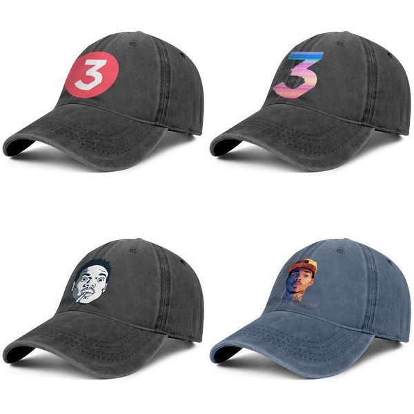 

chance the rapper cool portrait for men and women trucker denim cap fitted golf originalcool fashion baseball trendyteam hats 3 sticker, Blue;gray