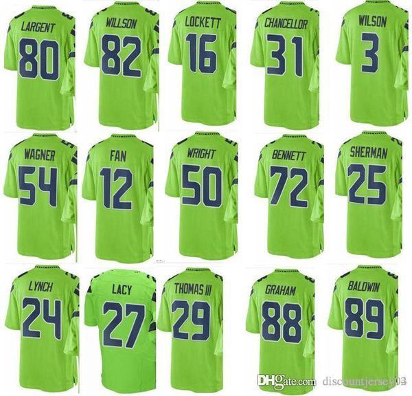 youth russell wilson color rush jersey