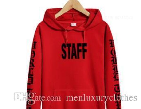 

clothes homme sweatshirts hiphop rap pullovers brand clothing justin bieber staff purpose tour hoodies mens, Black