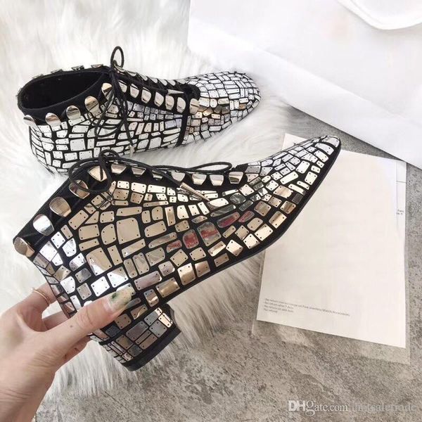 

designer women boots luxury boots fashion women shoe ladies glitter martin boots with original box