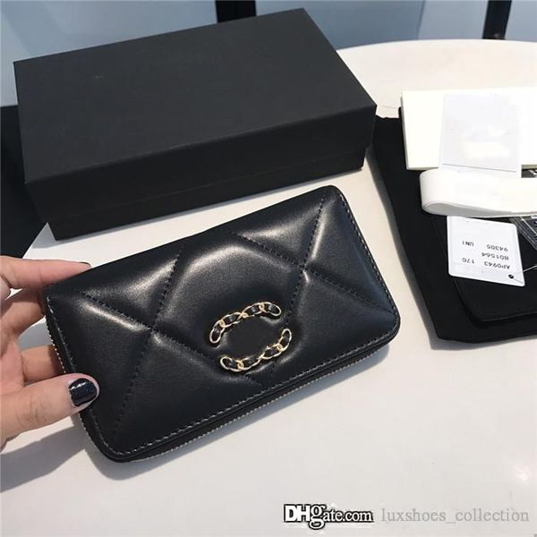 

леди клатч кошелек zip сумочка, кожаный кошелек держатели карт 19ss овчина классический ужин сумка для элегантной леди