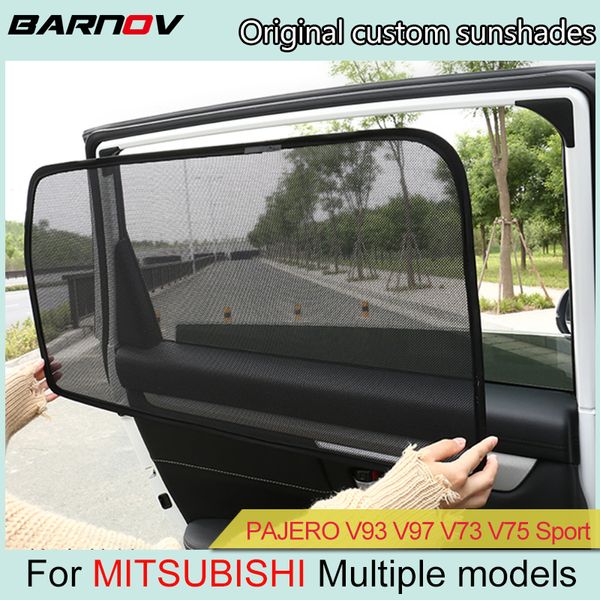 

car special curtain window sunshades mesh shade blind original custom for mitsubishi pajero v93 v97 v73 v75 sport new outlander