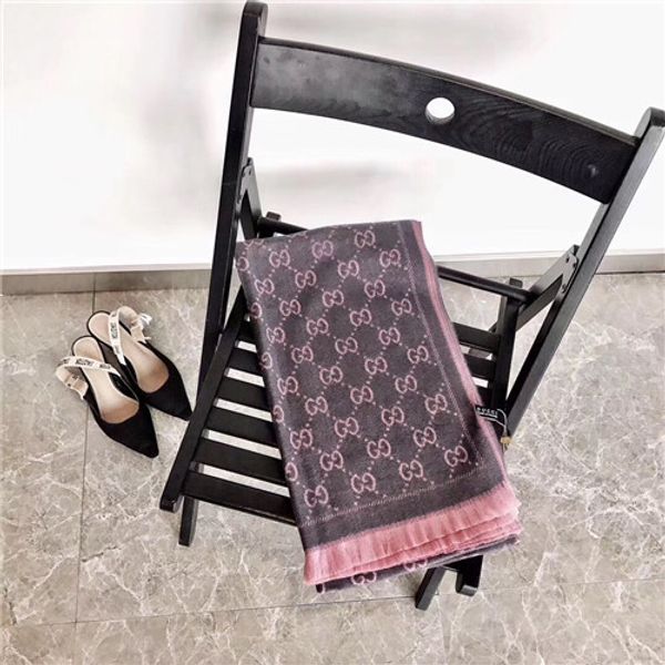 

the luxury stars of 2020 also wear ladies' cashmere scarf brand shawl scarf ladies' winter thermal scarf, Blue;gray