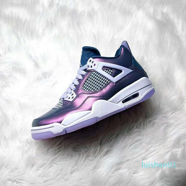 

super retre mens trainers 4 iv gs monsoon blue new basketball tennis shoes fashion 4s sneakers trainers gym men women sport l01