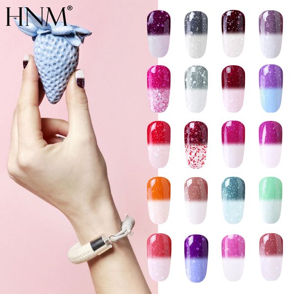 

hnm 8ml nail gel snowflake temperature change gel nail polish uv led paint gellak hybrid varnish lucky lacquer enamel glue
