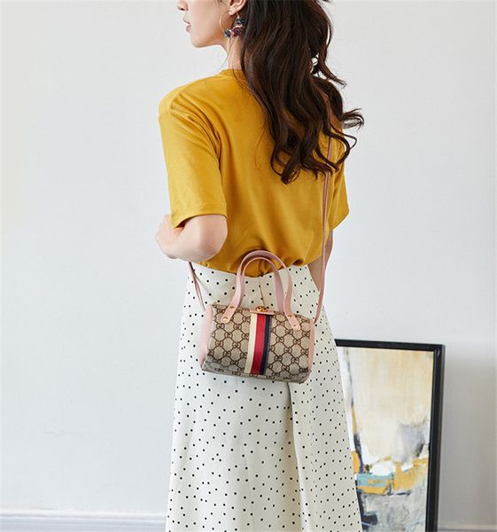

luxury tiger head mini handbag dg letter crossbody bags women plaid shoulder bags outdoor shopping messager bag phone pouch girls purse gift, White