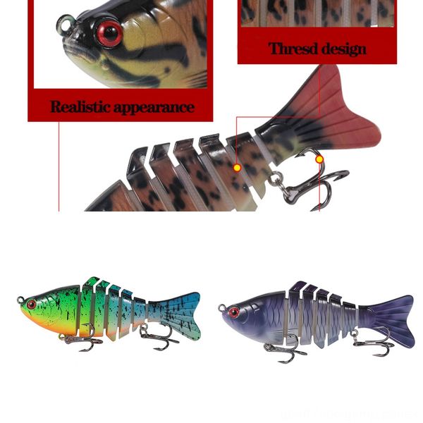 

khdeg double-sided luya box wooden shrimp box (10cm * 15.5g) thickened grid 10 translucent bait fishing