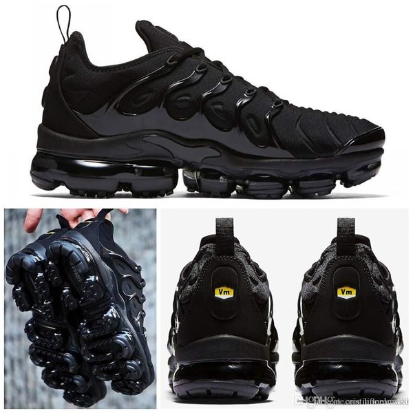 

2018 НОВЫЙ TN Plus Оливковый В Металлическом Белом Серебре Colorways Обувь Мужская Обувь Для Бега Мужской Пакет Обуви Тройной Черный Мужская Обувь