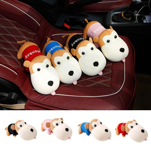 

2018 new 1pc funny monkey doll car decor purify air bamboo charcoal bag adsorb odor deodorant car air freshener