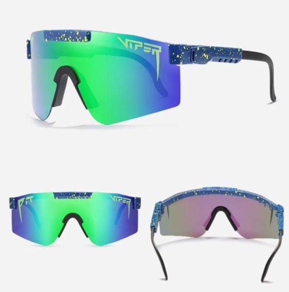 

sunglasses pit viper large frame riding sunglasses colorful full plated real film polarized sunglasses boxed, White;black