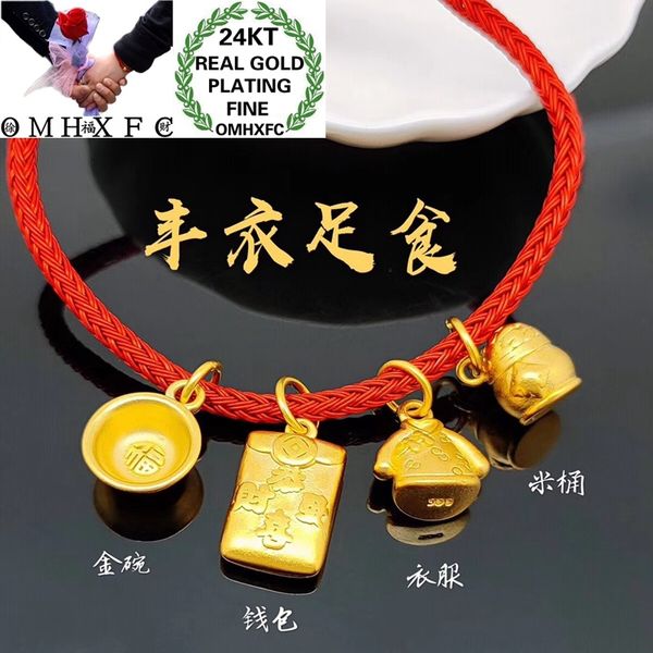 

omhxfc jewelry wholesale ym422 european fashion woman man party birthday wedding gift bowl rice clothes 24kt gold pendant charm, Blue;slivery