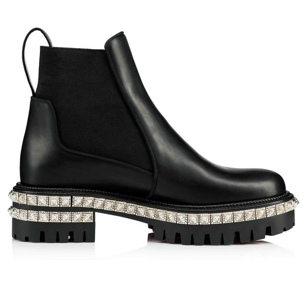 

new ladyss boots with black rivets and thick heels rivet with thick heel square head ankle boots versatile women martin boots ,study 55 mm88