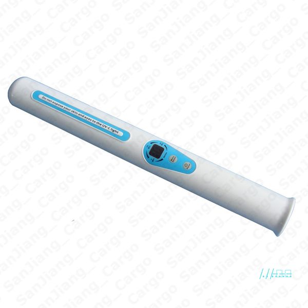 

portable led uv-c sanitizer hand wand health care product germs bacteria killer sterilization equipment with uv light lamp bulb e5411