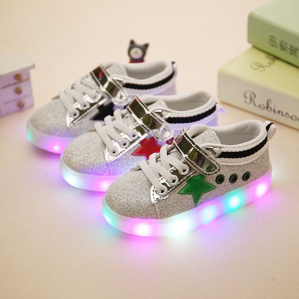 

boy led shoes girl shoes kid shoe, Black