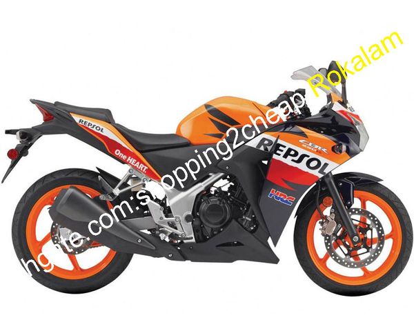 Honda için Cowling Fairings CBR250R MC41 CBR250R CBR 250R Motosiklet Kabuğu 2012 2012 2013 2014 Abs Fairing Kit Enjeksiyon Kalıp