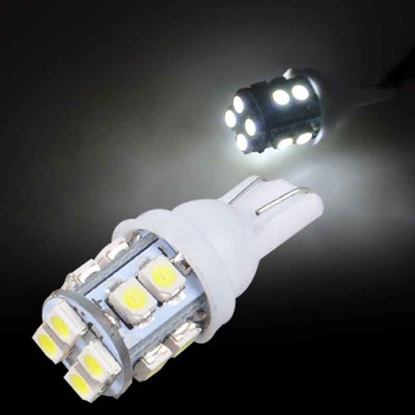 

2pcs t10 1210 20smd 20 led white car wedge light 20 smd 3528 w5w 194 168 auto license plate clearance lamp reading bulb dc 12v