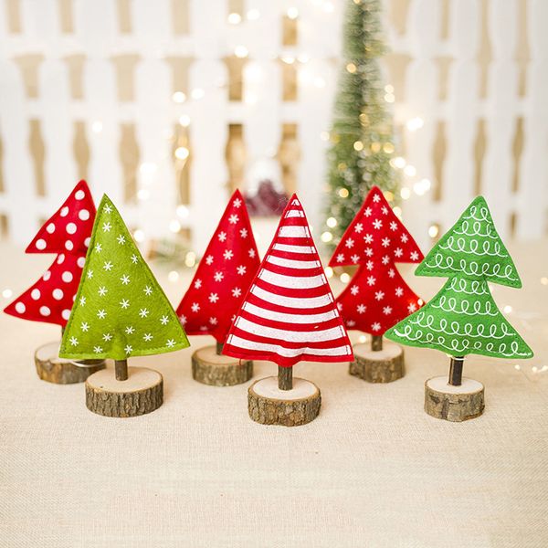 

merry christmas tree cloth desk decoration toy doll gift office home children merry christmas table decor kids gift#35
