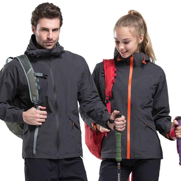 

spring autumn men women outdoor jacket coat men camping hiking windbreaker male tourism jackets sportswear waterproof windproof, Blue;black