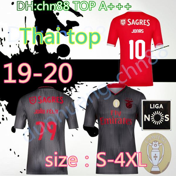 

Size 4xl 2019 2020 benfica jona joao felix occer jer ey 19 20 pizzi eferovic alvio football hirt jardel cami a de futebol uniform