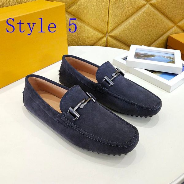 

luxury designer fashion mens dress shoes leather flat metal button peas shoes comfortable casual shoes man platform loafers size 38-45, Black