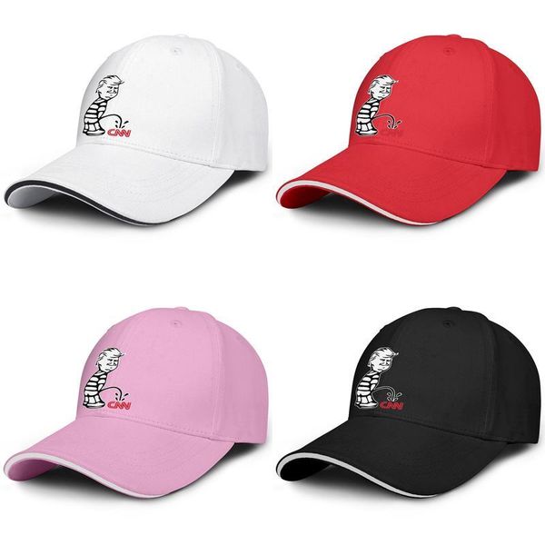 

donald trump cnn fashion baseball sandwich hat design unique truck driver cap logo cnn-airport-network sucks president race, Blue;gray