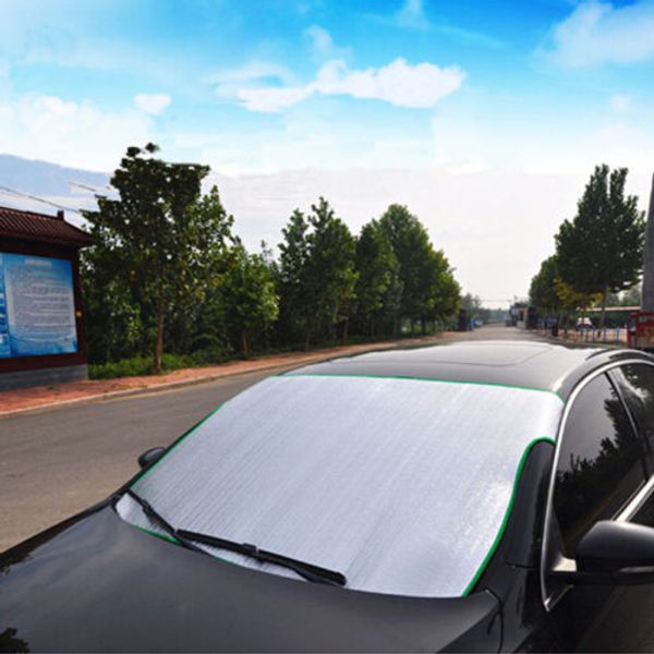 

us foldable car windshield visor cover front rear block snow window sun shade