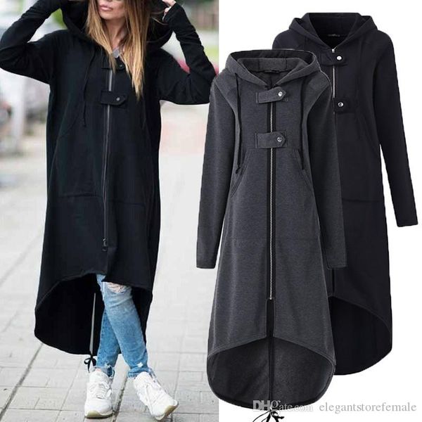 

designer womens trench coat fashion street styles zipper fly ladies long coat plus size holi clothes, Tan;black